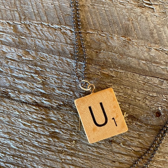 Nun With Bug Scrabble Tile Necklace - Picture 2 of 3